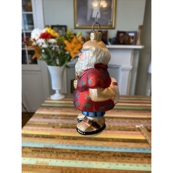 Vintage 1999 Christopher Radko Beach Comber Gem Glass Ornament 5.5” - Picture 5 of 9